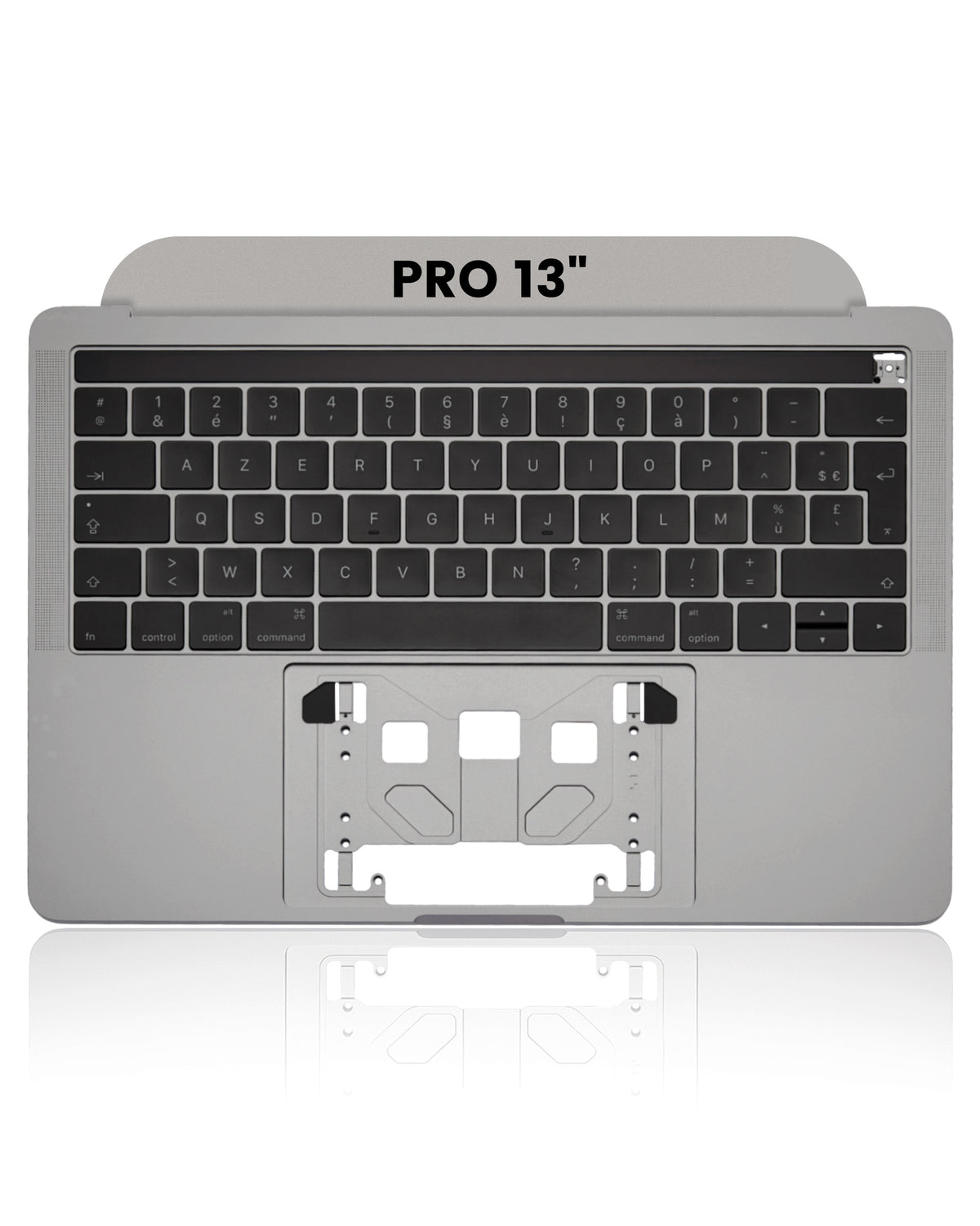 SPACE GREY TOP CASE WITH KEYBOARD (FRENCH) FOR MACBOOK PRO 13" W/ TOUCH BAR A1707 (LATE 2016 / MID 2017)