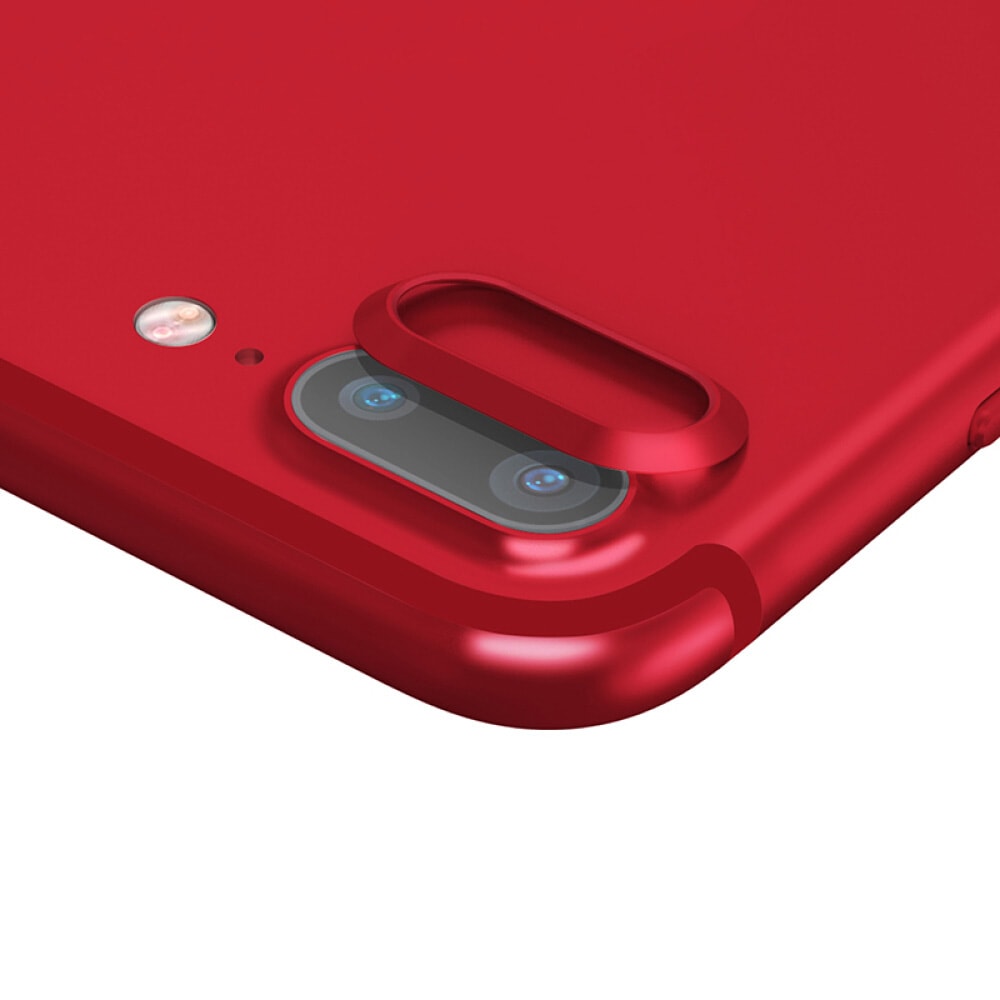 RED LUXURY METAL REAR CAMERA LENS PROTECTIVE RING COVER FOR IPHONE PLUS