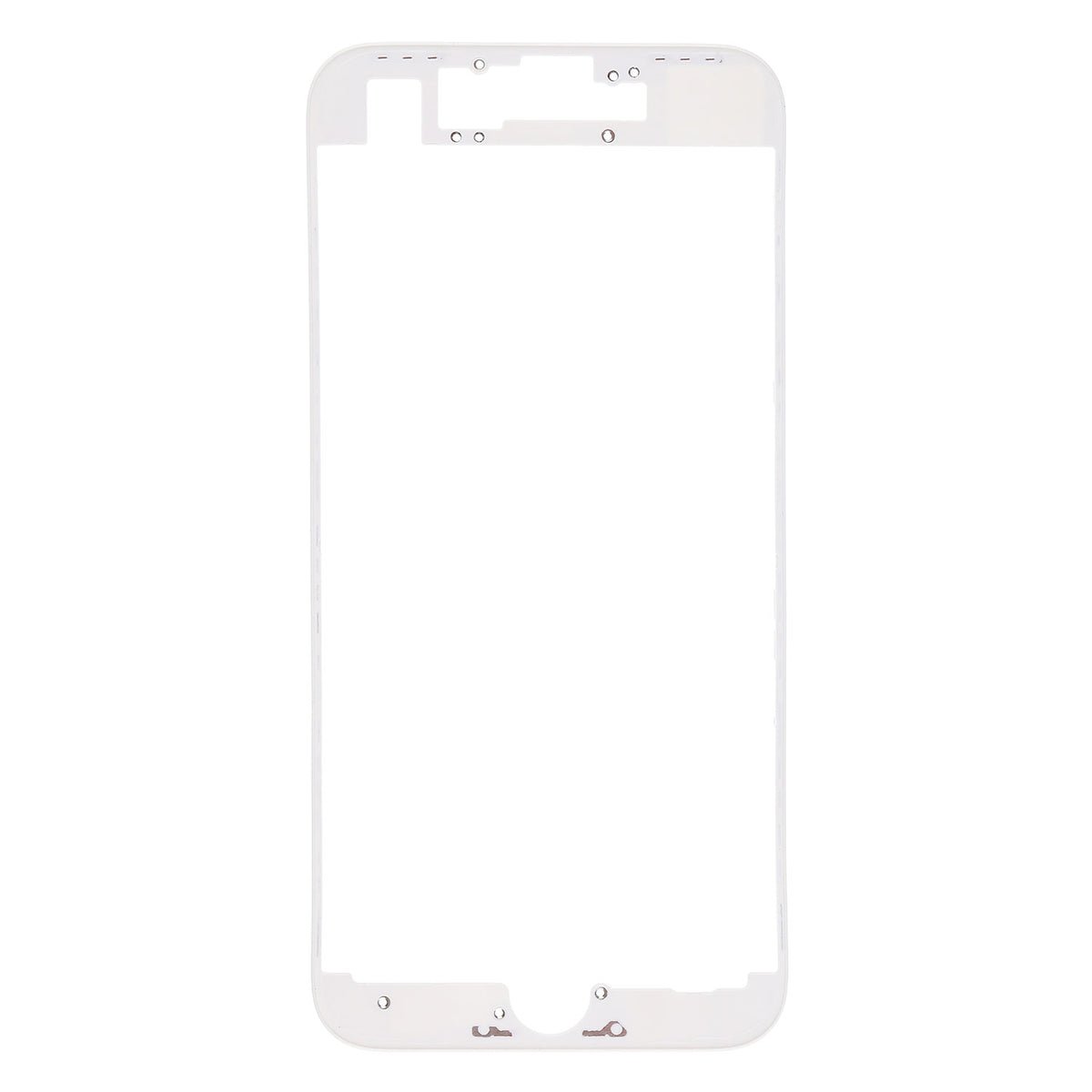 WHITE FRONT SUPPORTING FRAME FOR IPHONE 8