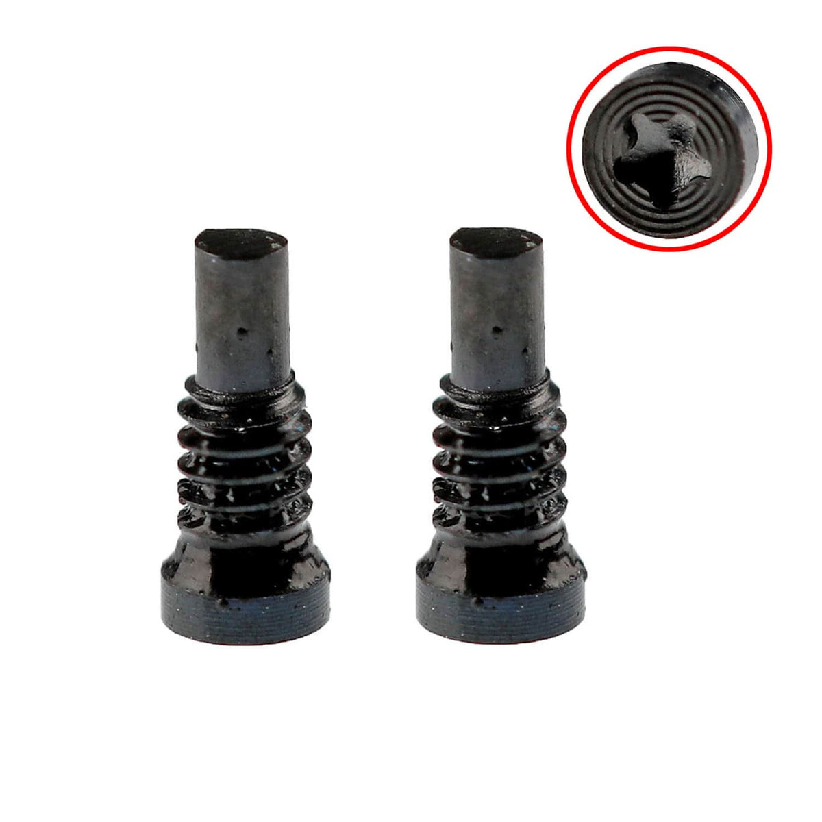 BLACK BOTTOM SCREW 2PCS/SET FOR IPHONE 8/8 PLUS