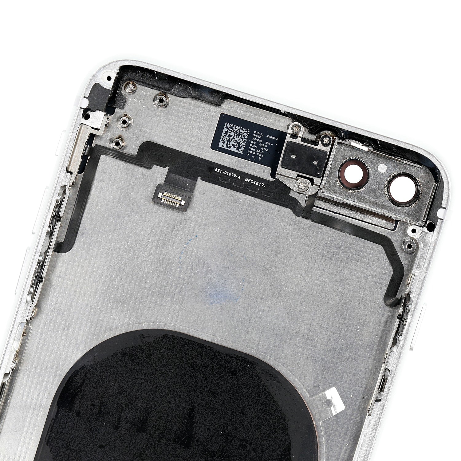 SILVER BACK COVER FULL ASSEMBLY FOR IPHONE 8 PLUS
