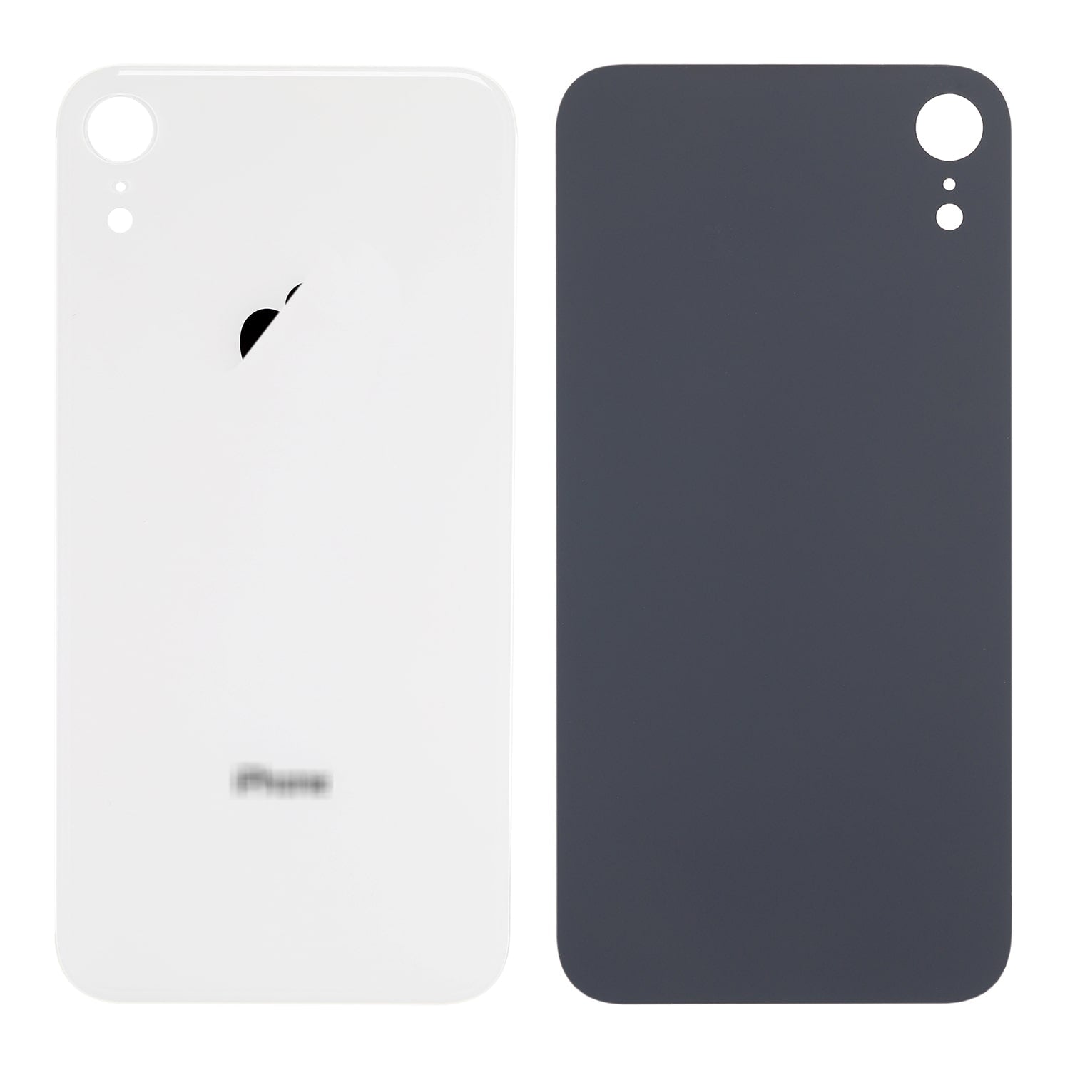 WHITE BACK COVER GLASS FOR IPHONE XR - Main Image