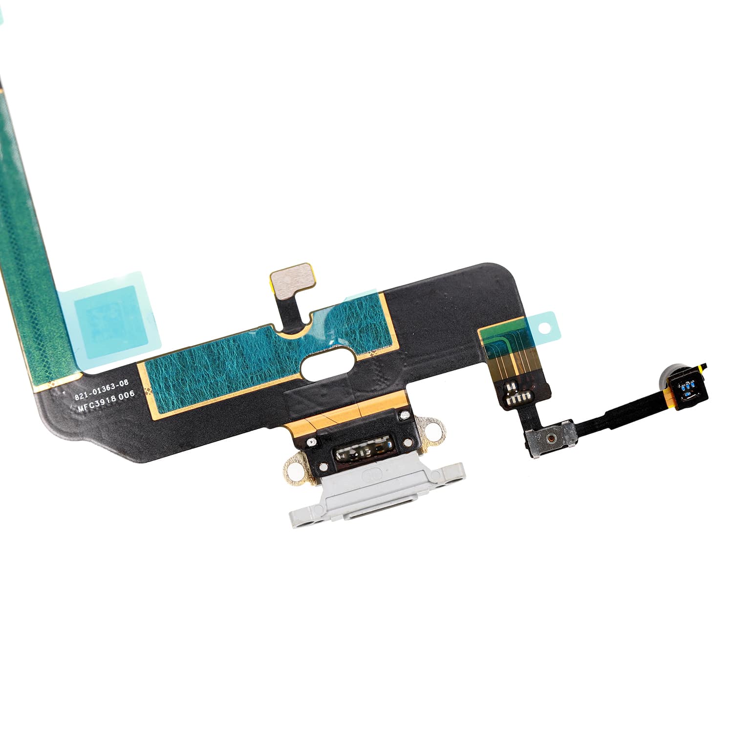 SILVER CHARGING CONNECTOR ASSEMBLY FOR IPHONE XS