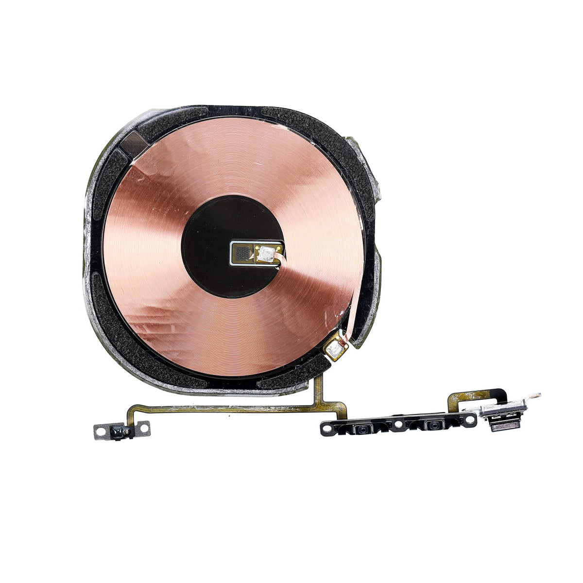 VOLUME BUTTON FLEX CABLE WITH WIRELESS CHARGER FOR IPHONE XS