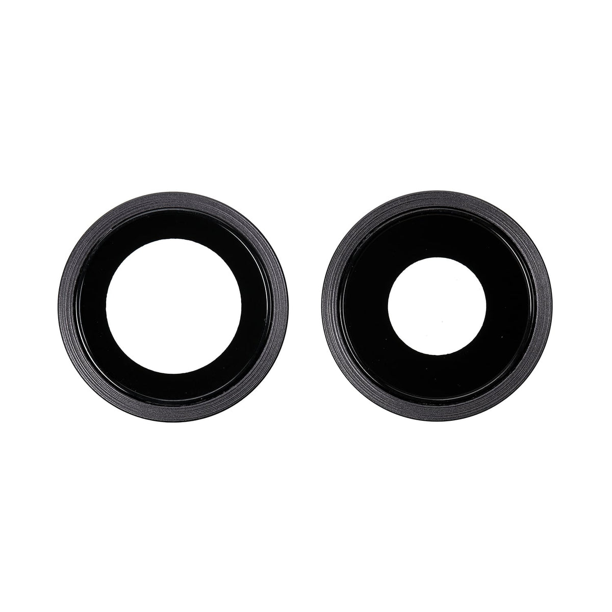 BLACK REAR CAMERA HOLDER WITH LENS FOR IPHONE 11