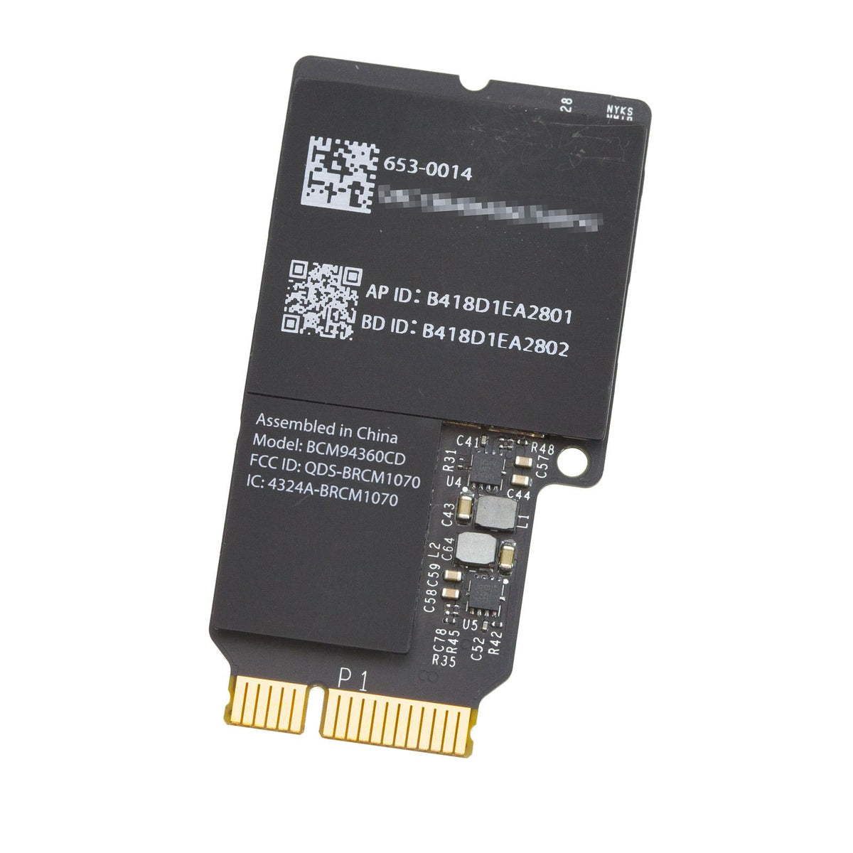 AIRPORT WIRELESS NETWORK CARD #BCM94360CD FOR IMAC A1418/A1419/A1481 661-7514, 661-7552