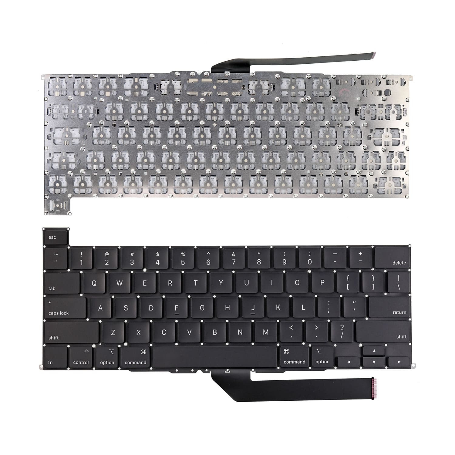 MacBookアクセサリー Macbook pro 2019 US keyboard Amazon.com: Aokyitzm New US Keyboard with Flex Cable + Screw