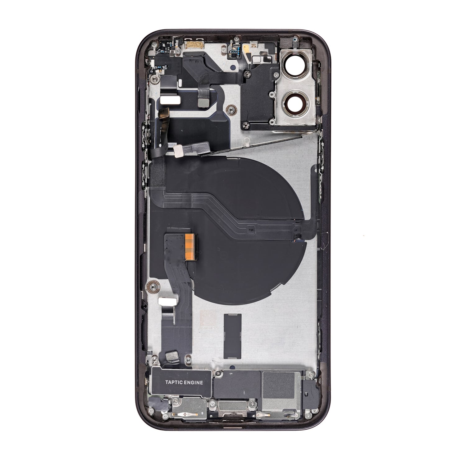 BACK COVER FULL ASSEMBLY FOR IPHONE 12 - BLACK