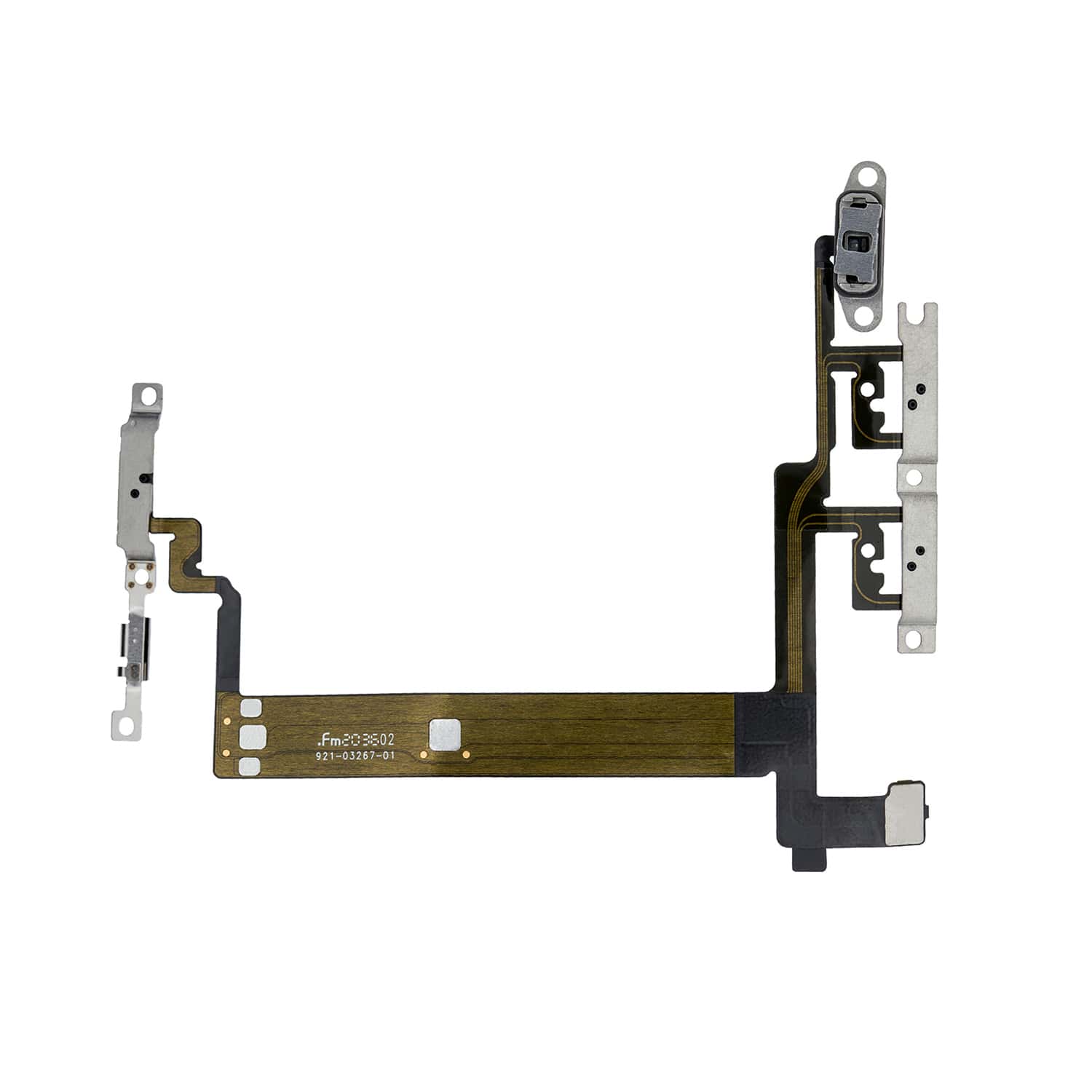 Replacement for iPhone 12 Pro Max Power Button Flex Cable with Metal  Bracket Assembly