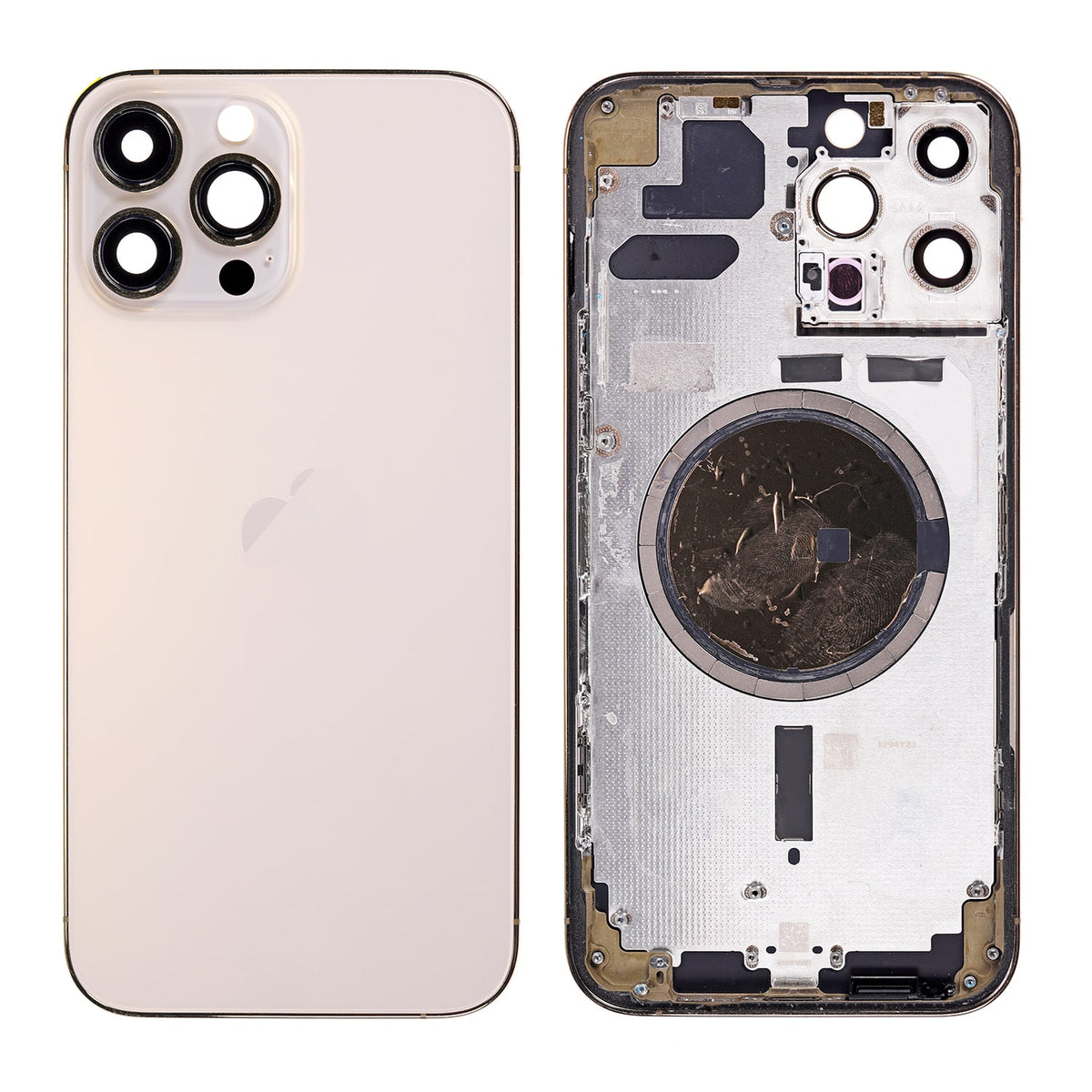 REAR HOUSING WITH FRAME FOR IPHONE 13 PRO MAX - GOLD