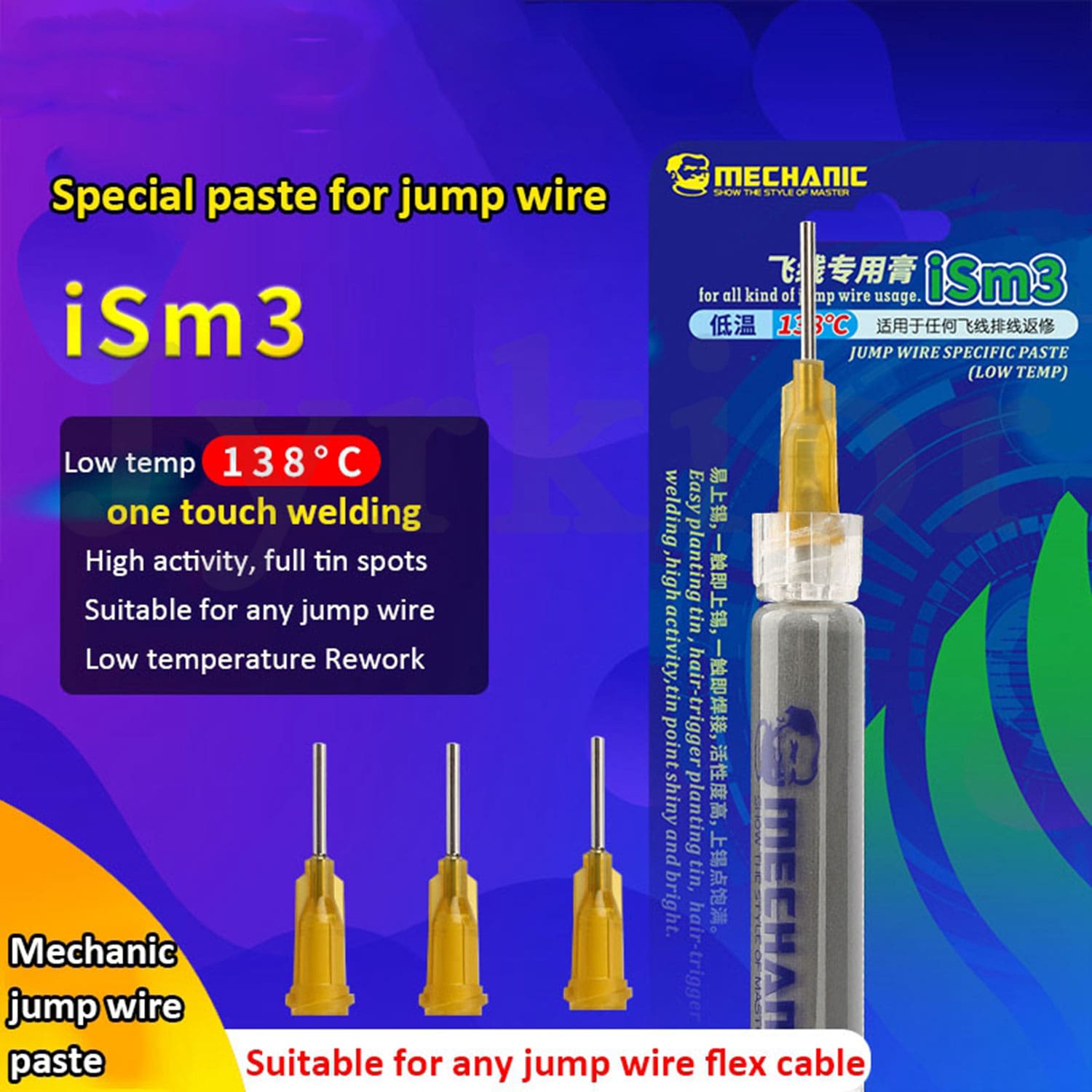 MECHANIC ISM3 ISM5 SPECIAL SOLDER PASTE FOR PHONE JUMPER WIRE