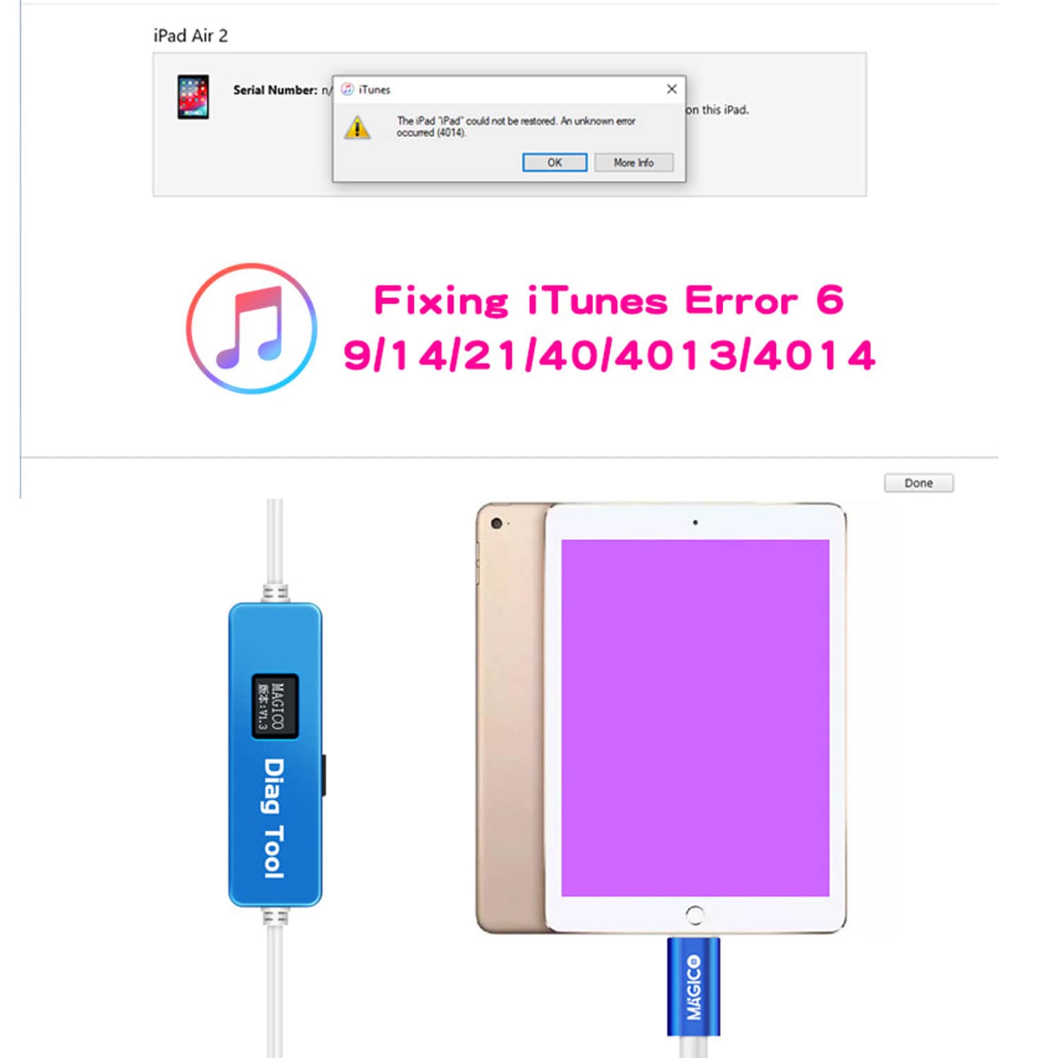 MAGICO DIAG DFU MODE TOOL FOR IPHONE IPAD