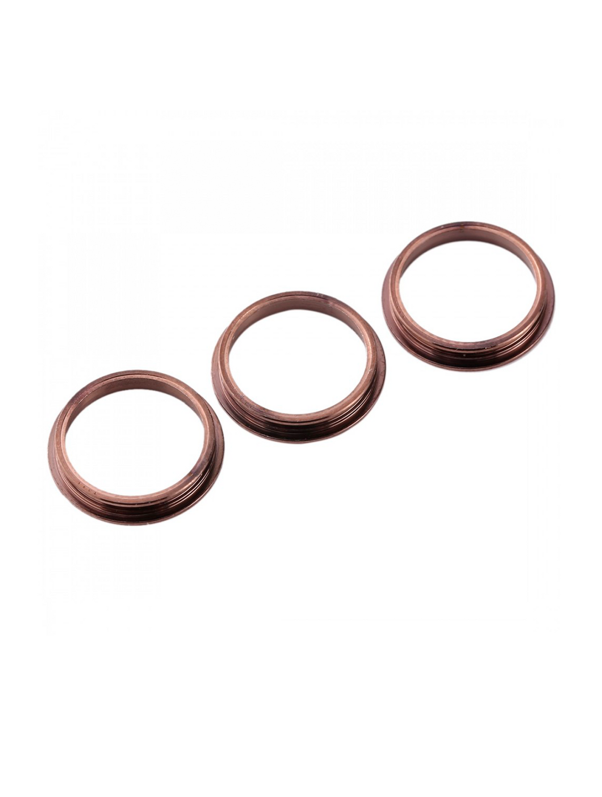 GOLD - BACK CAMERA BEZEL RING ONLY ONLY (3 PIECE SET) FOR IPHONE 11 PRO / 11 PRO MAX (10 PACK)