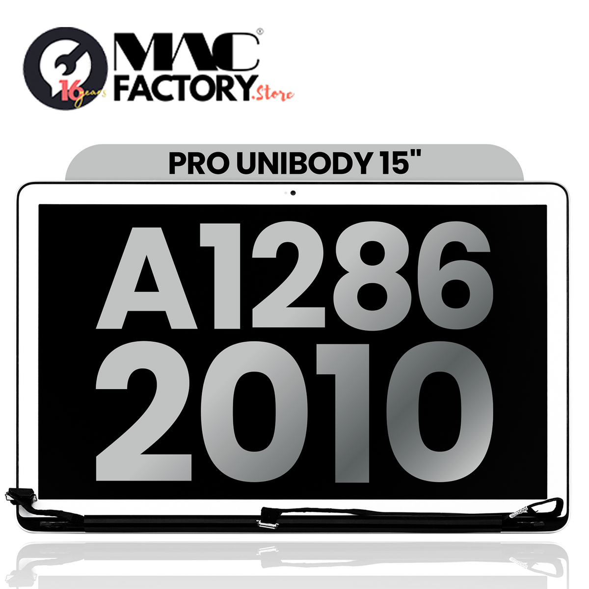 LCD Screen & Full Assembly Display for Apple MacBook Pro 15" (A1286, Mid 2010) – Silver