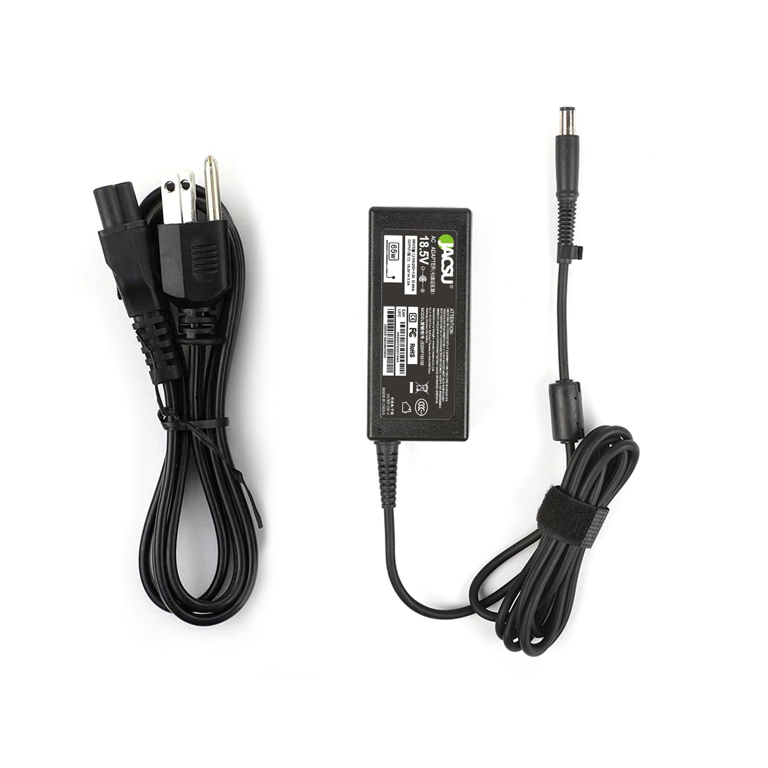 thumbnail image 2 of 65W Laptop Charger For HP/Compaq – 18.5V 3.5A, 4.8x1.7mm Tip, Compatible With Pavilion DV2000/6000 Series 2 of 6