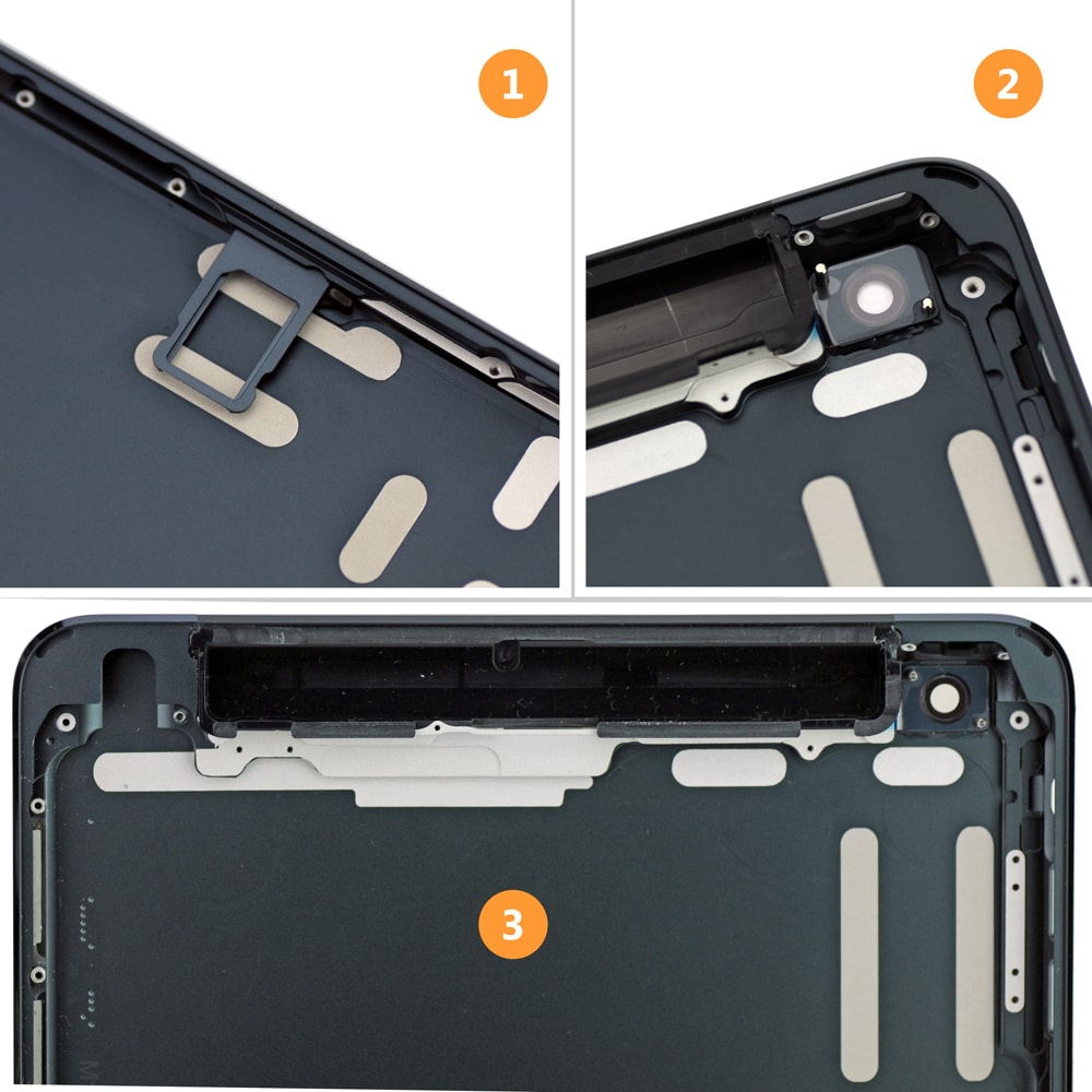 BACK COVER BLACK - 4G VERSION FOR IPAD MINI