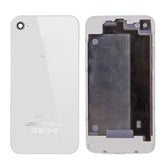 BACK COVER WITH FRAME FOR IPHONE 4 - WHITE