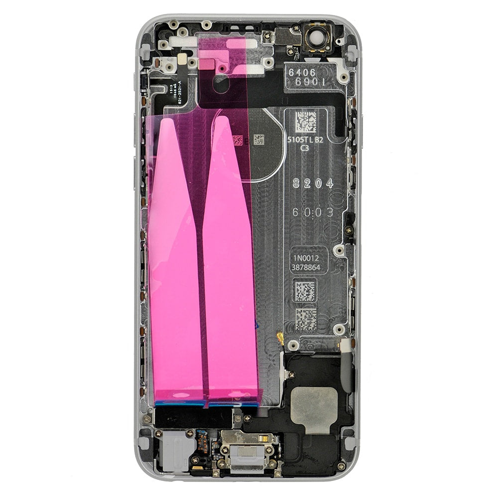BACK COVER FULL ASSEMBLY FOR IPHONE 6 - GRAY