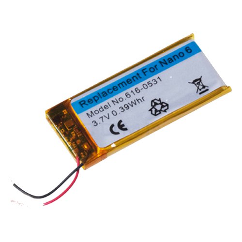 replace battery ipod 6th generation BATTERY FOR IPOD NANO 6TH GEN
