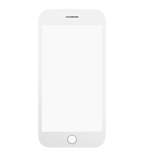 3 in 1 (Glass With OCA Pre-Installed + Frame) Compatible For iPhone 7 (OCA Master) (2 Pack) (White)