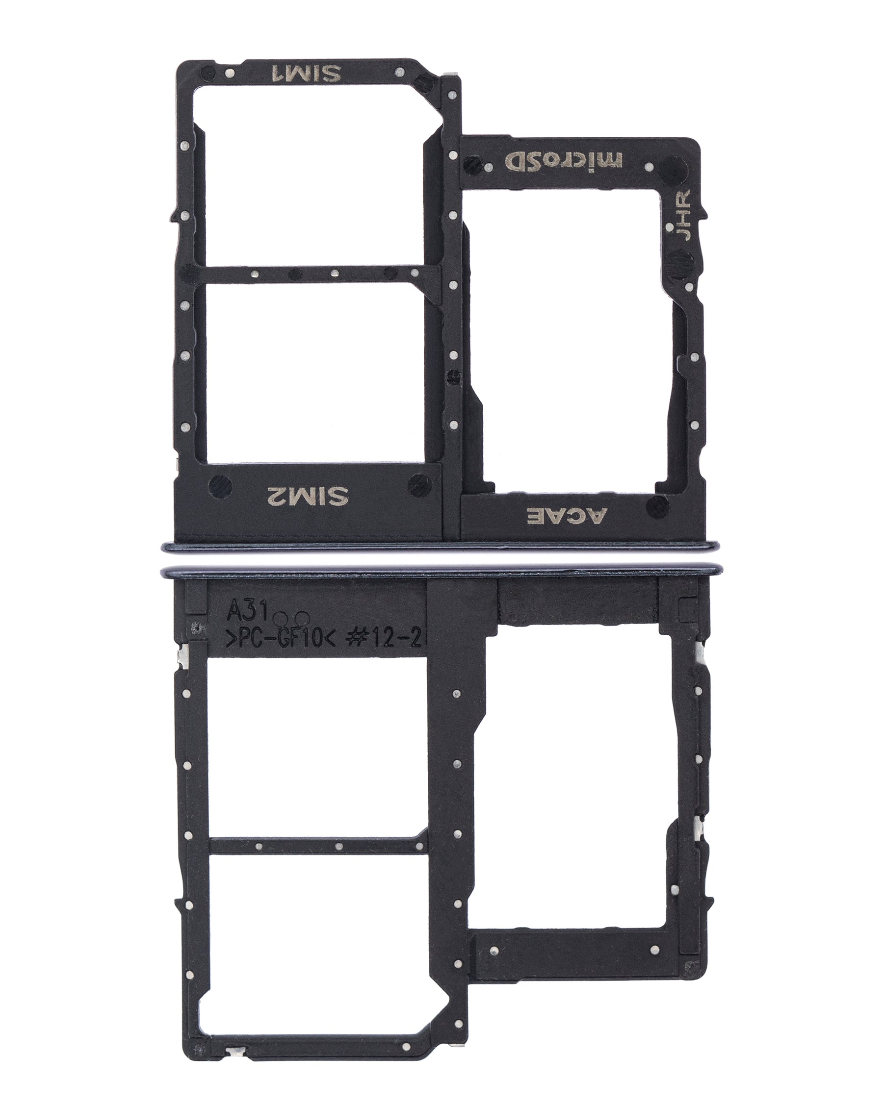 Dual Sim Card Tray Compatible For Samsung Galaxy A31 (A315 / 2020) (Prism Crush Black)