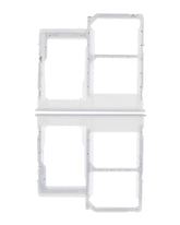 Dual Sim Card Tray Compatible For Samsung Galaxy A31 (A315 / 2020) (Prism Crush White)