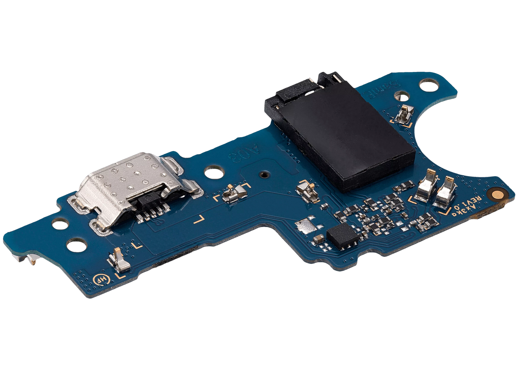 Charging Port Board With Headphone Jack Compatible For Samsung Galaxy A03 (A035 / 2021) (International Version) (Aftermarket Plus)