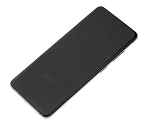 Replacement OLED Assembly With Frame Compatible For Samsung Galaxy S20 5G (Non-Verizon 5G UW Frame) (Refurbished) (Cosmic Gray)