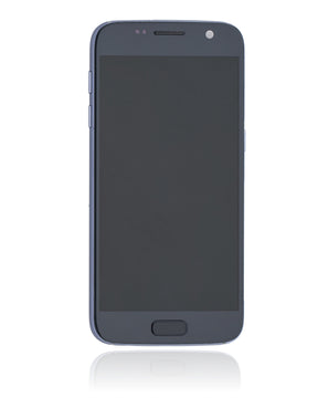 Replacement OLED Assembly With Frame Compatible For Samsung Galaxy S7 (Refurbished) (All US Models) (Black Onyx)