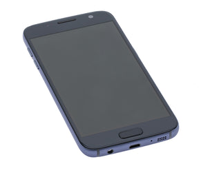 Replacement OLED Assembly With Frame Compatible For Samsung Galaxy S7 (Refurbished) (All US Models) (Black Onyx)