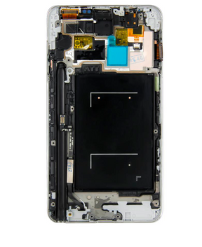 OLED Assembly With Frame Compatible For Samsung Galaxy Note 3 (Refurbished) (Verizon / Sprint) (White)