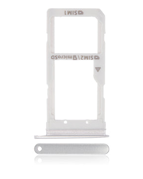 Replacement Dual Sim Card Tray Compatible For Samsung Galaxy S7 Edge (White)