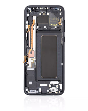 OLED Assembly With Frame Compatible For Samsung Galaxy S8 Plus Replacement  (Service Pack) (Midnight Black)