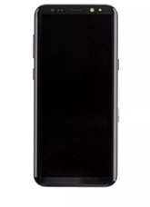 OLED Assembly With Frame Compatible For Samsung Galaxy S8 Plus Replacement by Macfactory.Store (Service Pack) (Gray / Violet)