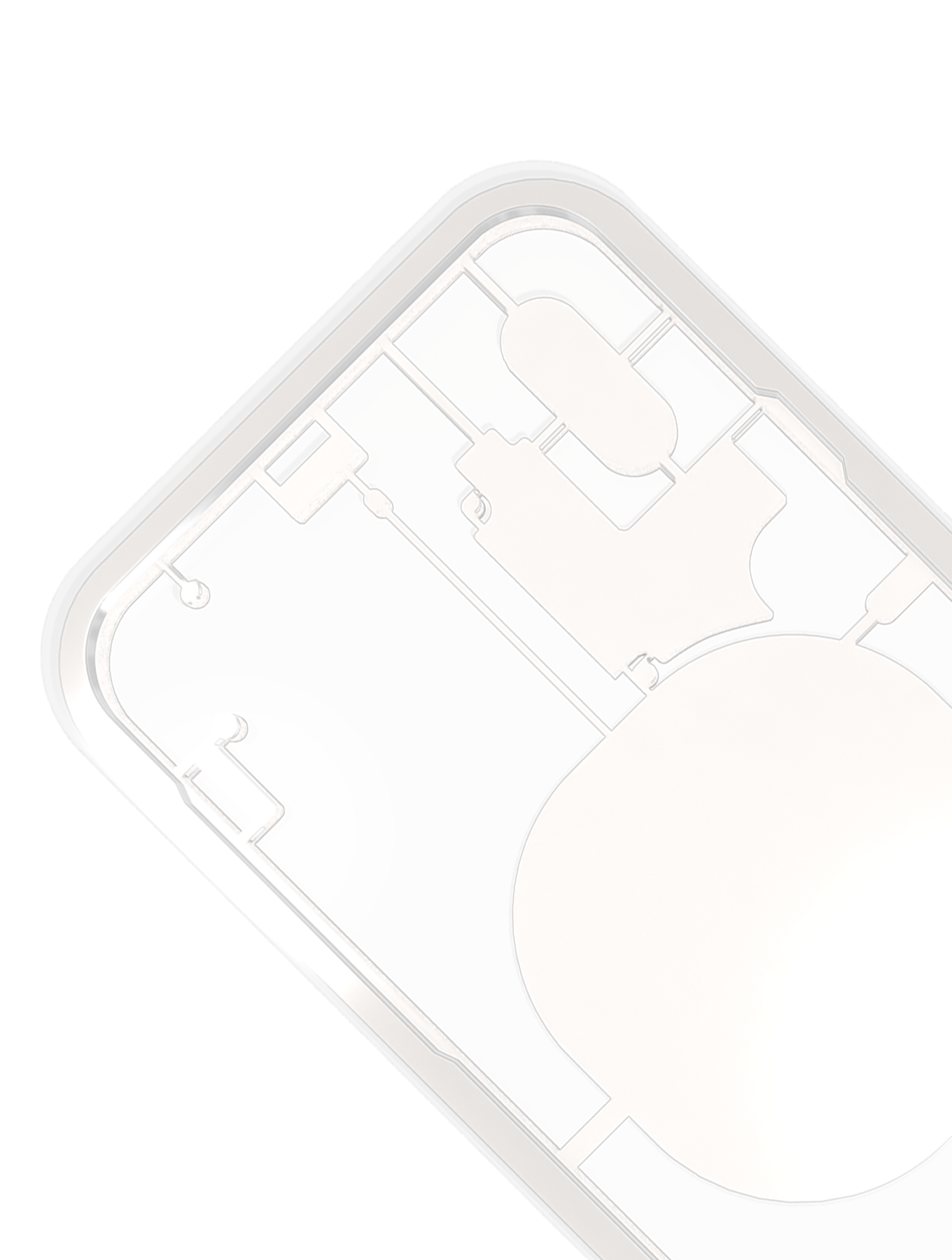 Laser Machine Protection Mold Compatible For iPhone X (M-Triangel)