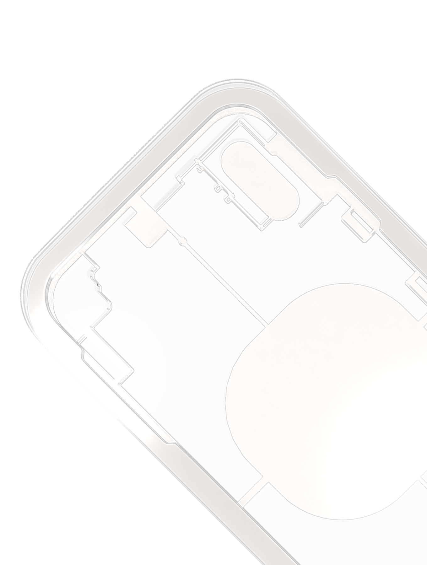Laser Machine Protection Mold Compatible For iPhone XS (M-Triangel)