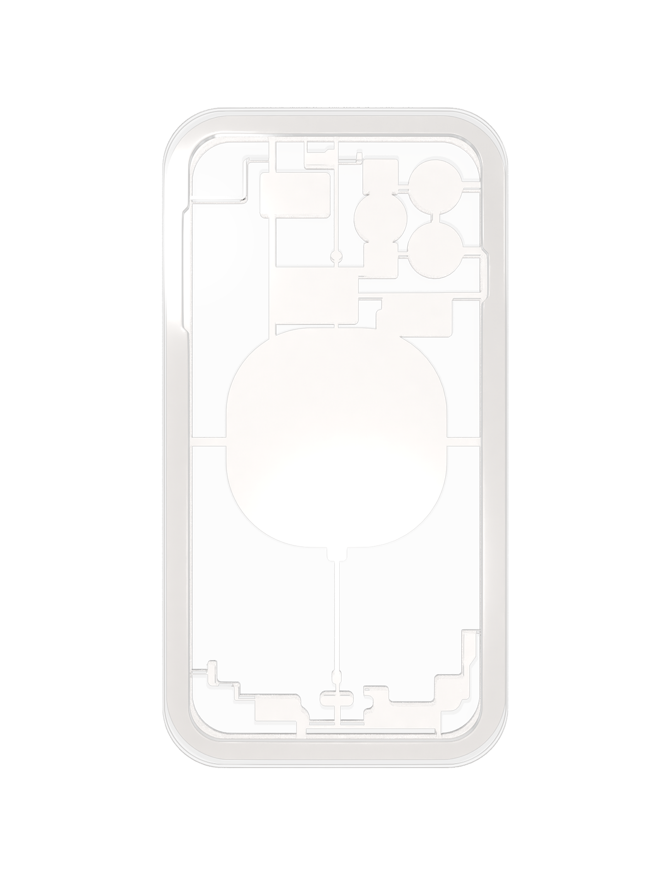 Laser Machine Protection Mold Compatible For iPhone 11 (M-Triangel)
