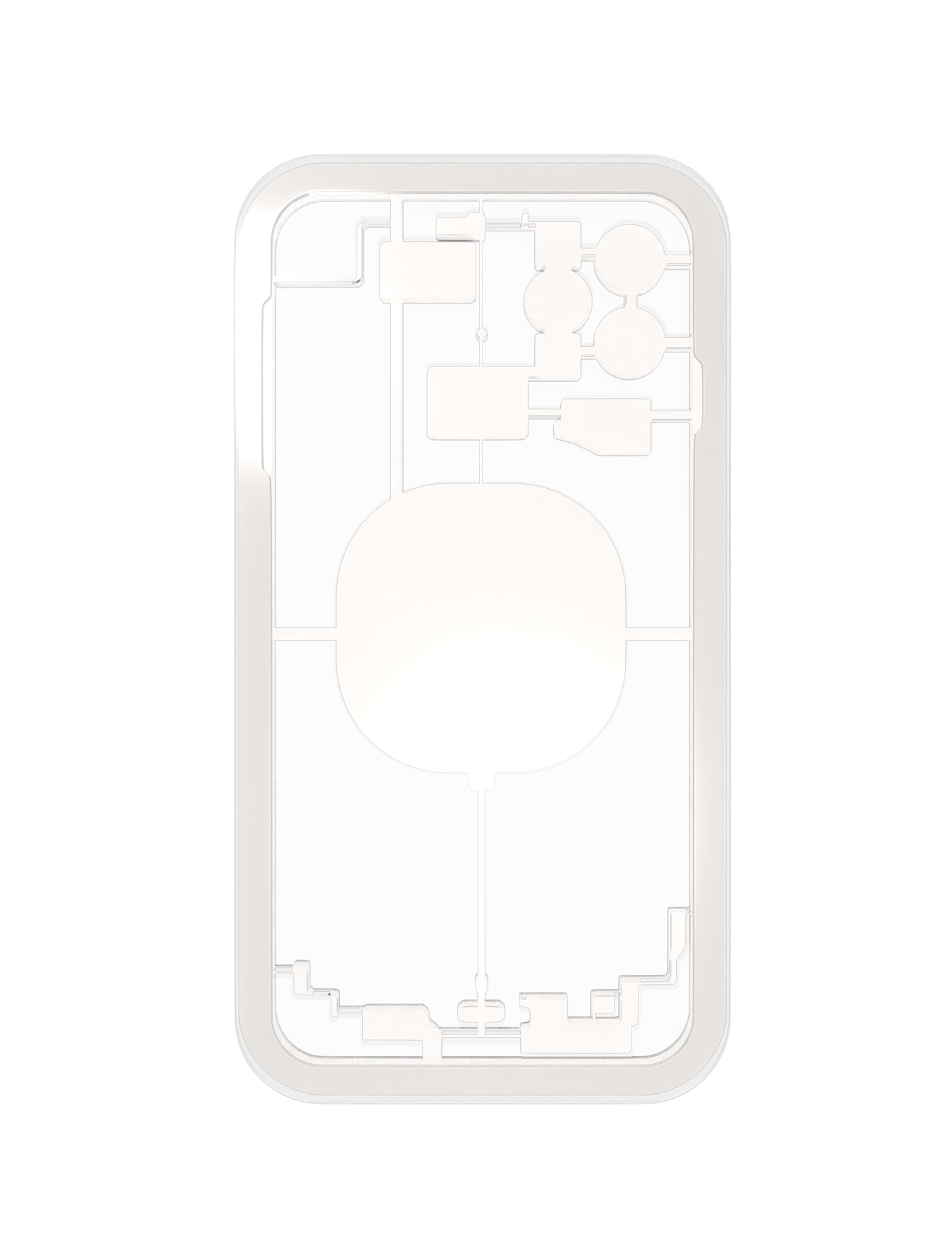 Laser Machine Protection Mold Compatible For iPhone 11 Pro (M-Triangel)