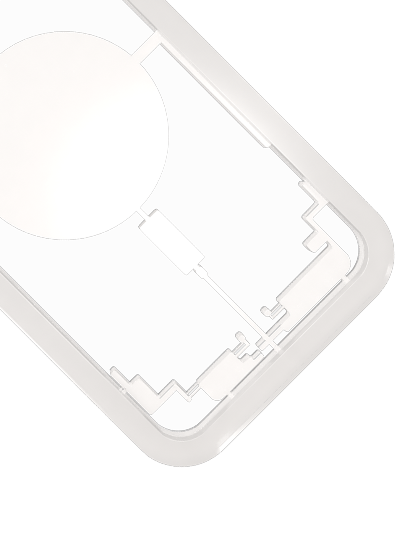 Laser Machine Protection Mold Compatible For iPhone 12 Pro Max (M-Triangel)