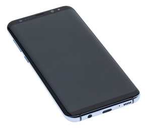 Replacement OLED Assembly With Frame Compatible For Samsung Galaxy S8 Plus (Refurbished) (Coral Blue)