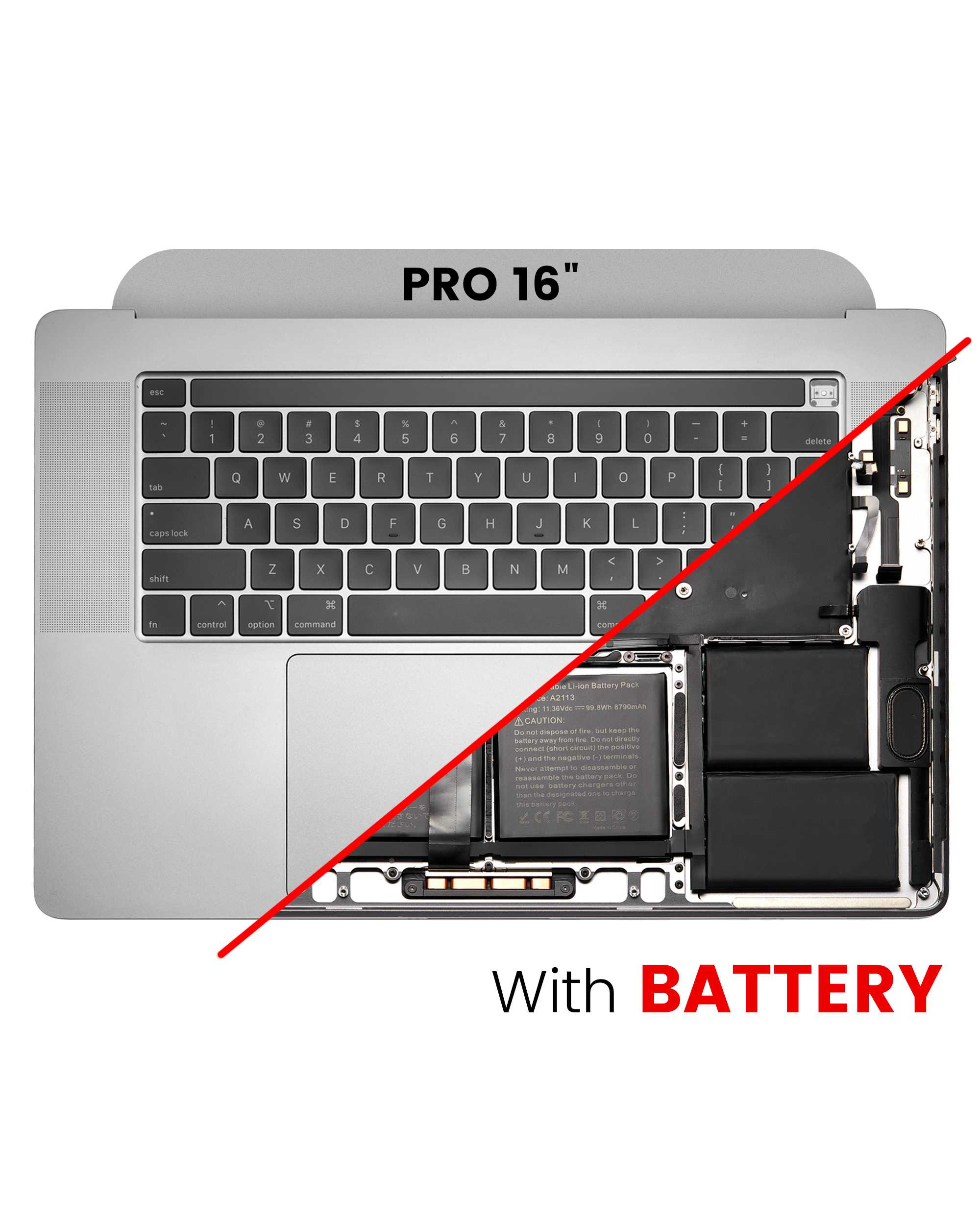 Mac Assembly Top Case Assembly With Battery And Keyboard Compatible For MacBook Pro