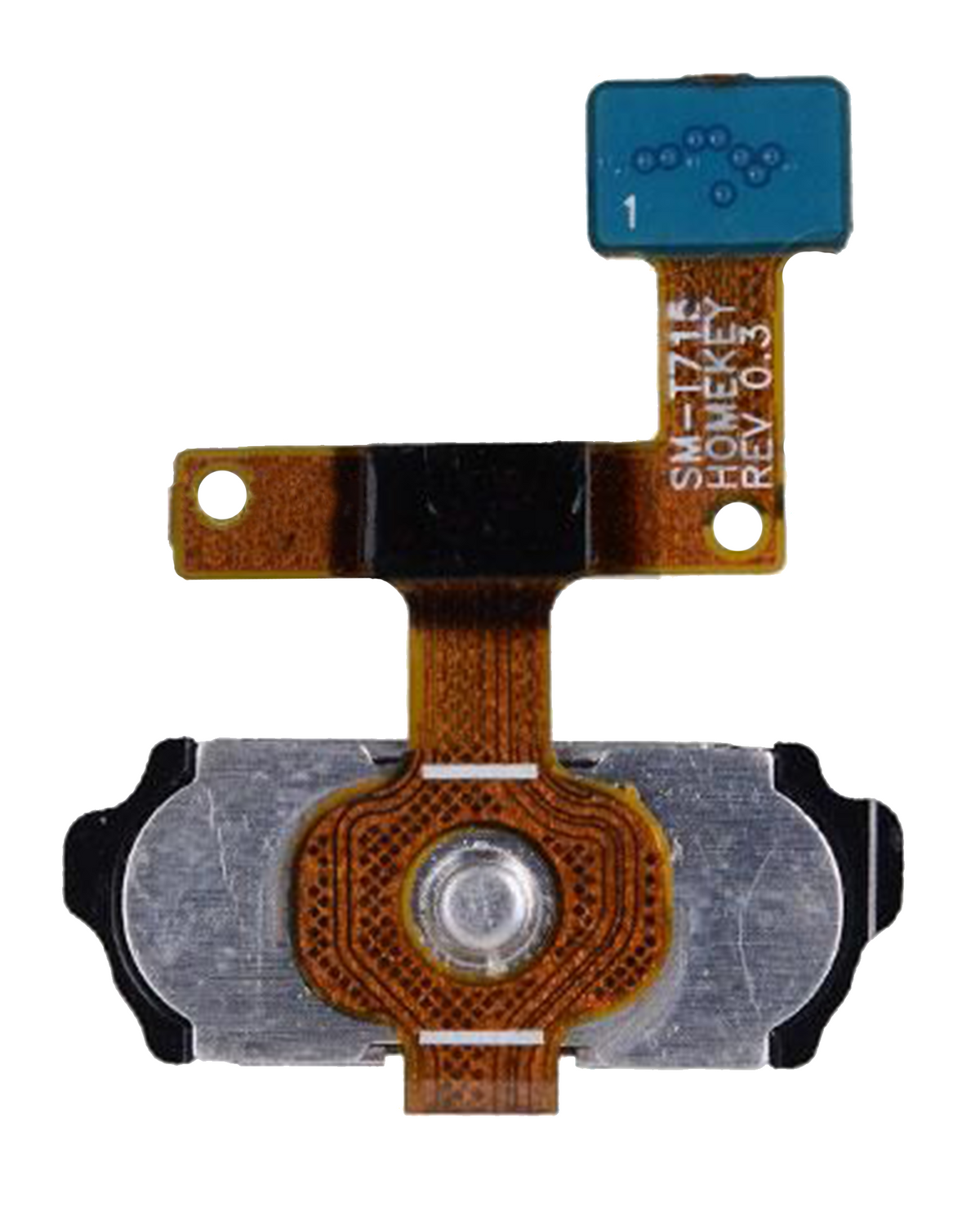 Home Button With Flex Cable Compatible For Samsung Galaxy Tab S2 8.0" (T715 / T719) (2015) (Black)