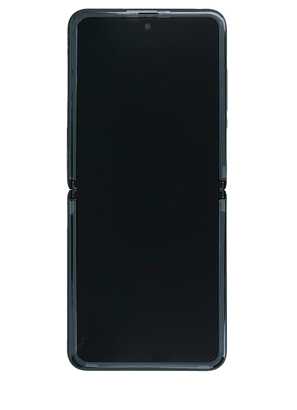 Inner OLED Assembly With Frame Compatible For Samsung Galaxy Z Flip 4G (F700) / Z Flip 5G (F707) (Service Pack) (Mirror Black)