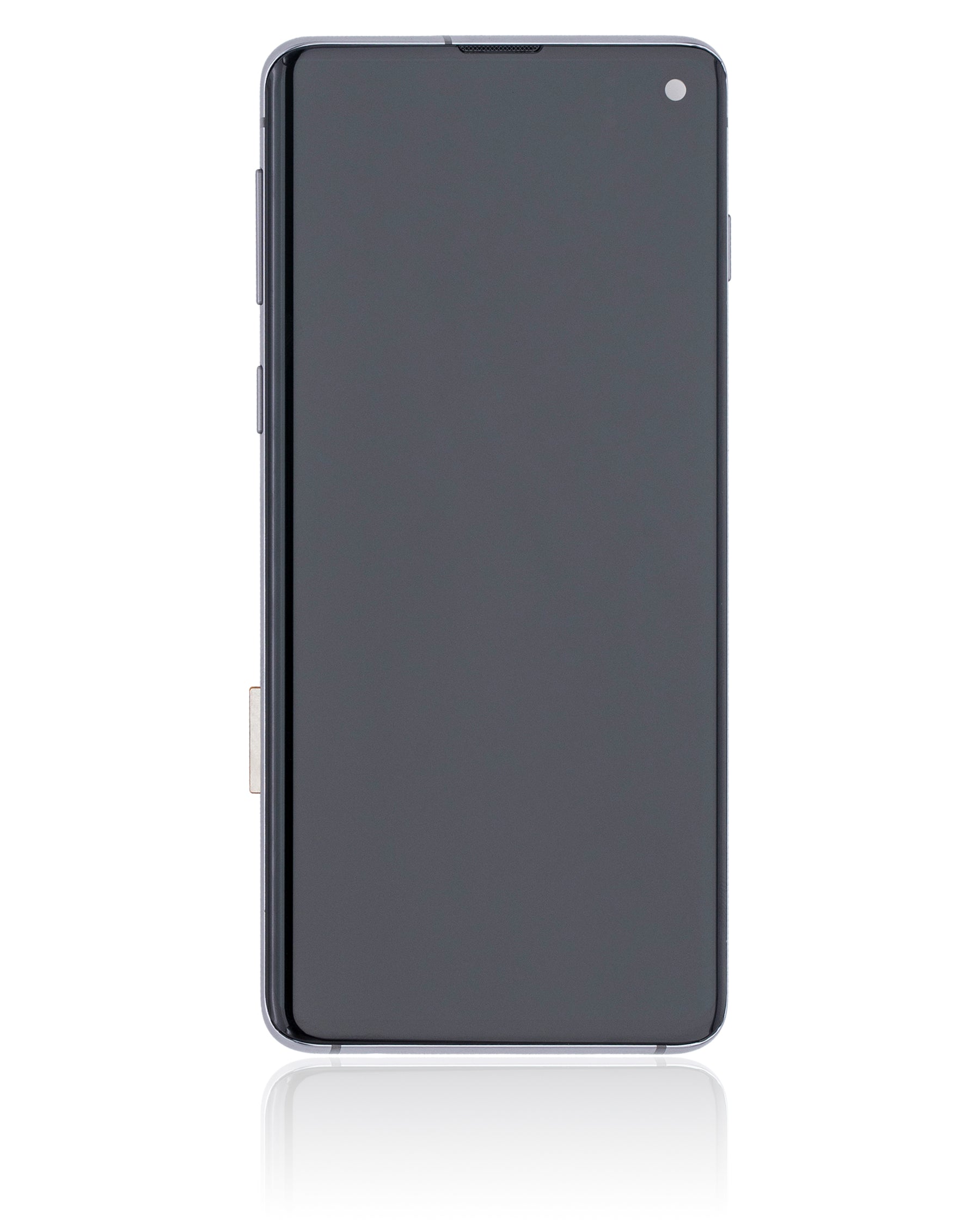 OLED Assembly With Frame Compatible For Samsung Galaxy S10  Replacement (Refurbished) (Prism / Ceramic Black)