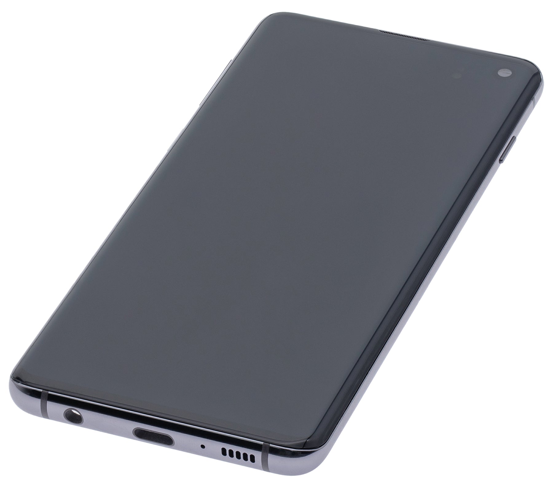 OLED Assembly With Frame Compatible For Samsung Galaxy S10  Replacement (Refurbished) (Prism / Ceramic Black)