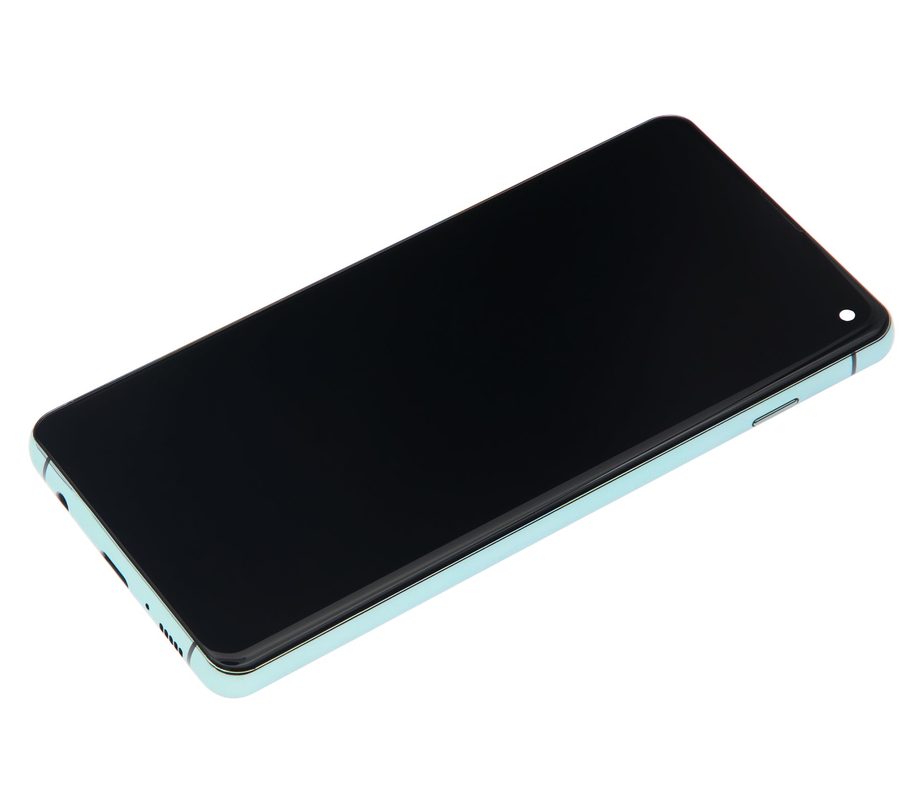 Replacement LCD Assembly With Frame (Without Finger Print Sensor) Compatible For Samsung Galaxy S10 (Aftermarket Plus: TFT) (Prism Green)