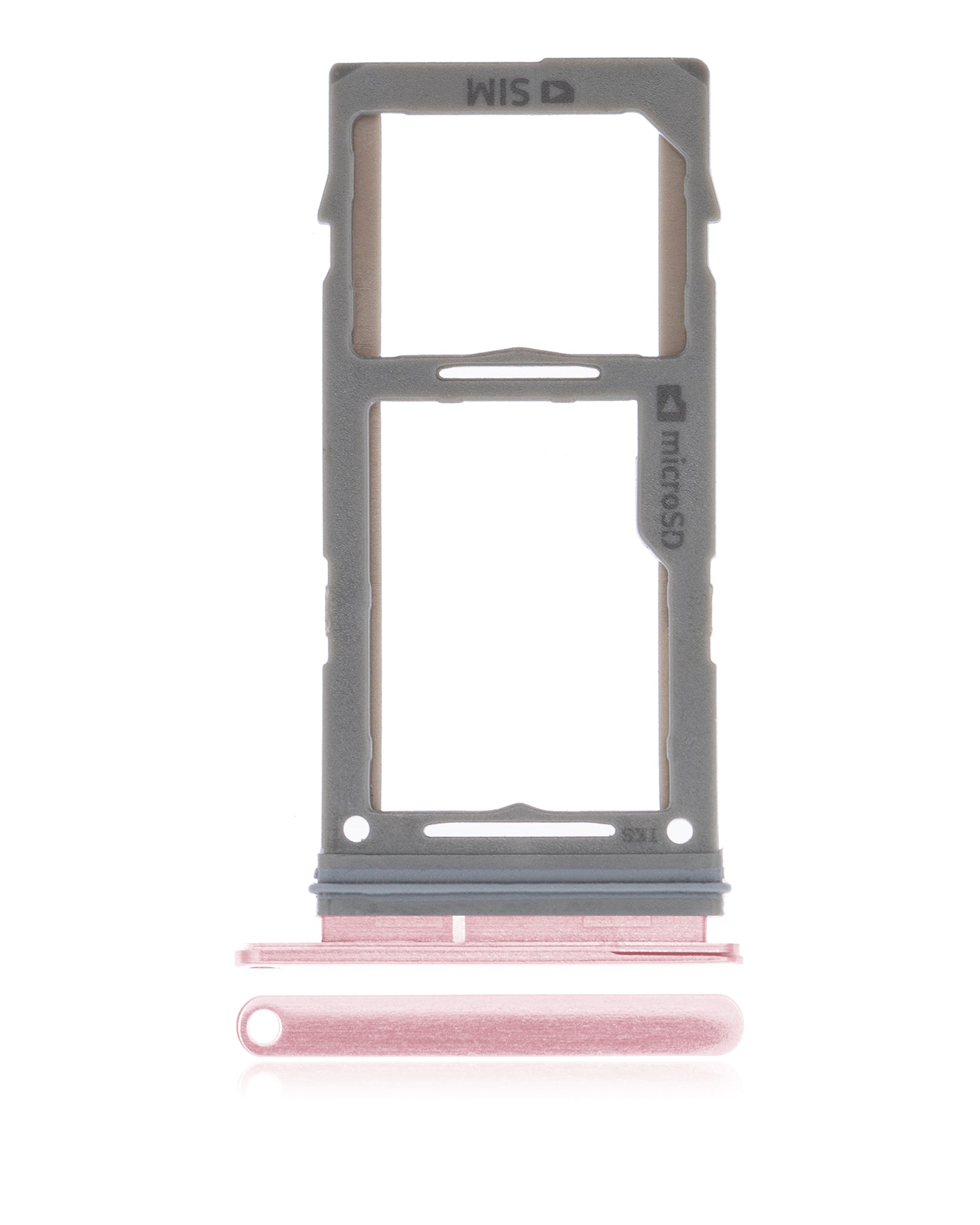 Single Sim Card Tray Replacement Compatible For Samsung Galaxy S10 / S10 Plus / S10E (Flamingo Pink)