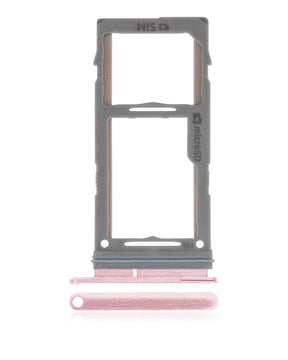 Single Sim Card Tray Replacement Compatible For Samsung Galaxy S10 / S10 Plus / S10E (Flamingo Pink)