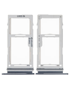 Single Sim Card Tray Compatible For Samsung Galaxy S10 / S10 Plus / S10E Replacement (Prism White)