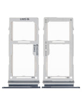 Dual Sim Card Tray Replacement Compatible For Samsung Galaxy S10 / S10 Plus (Prism / Ceramic Black)